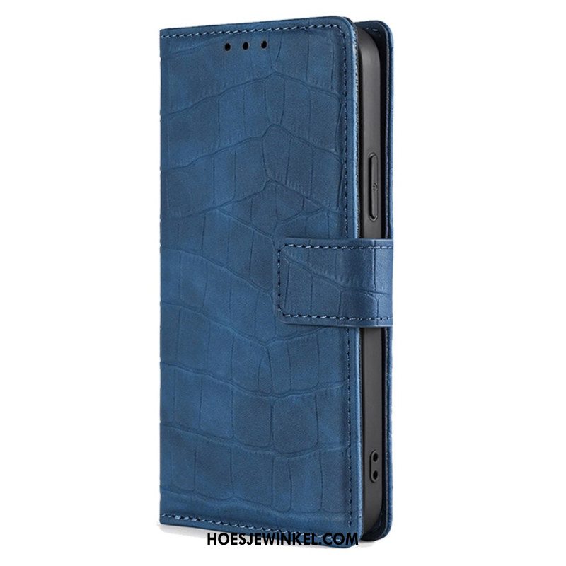 Flip Case Leren Huawei Nova 12i Krokodiltextuur