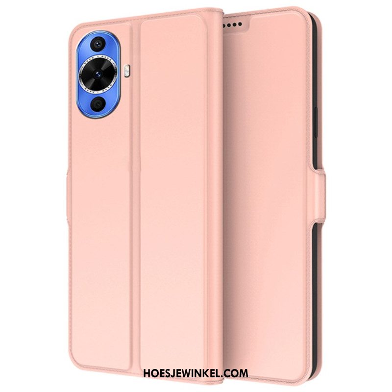 Flip Case Leren Huawei Nova 12s Ultrafijn