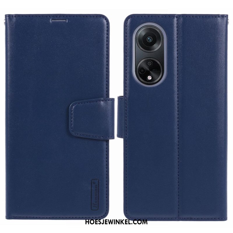 Flip Case Leren Oppo A98 5g Molenserie Hanman