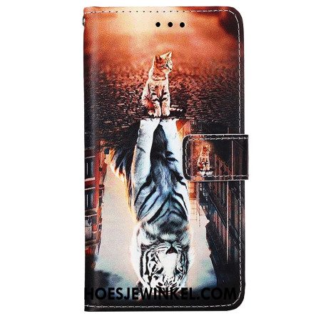 Flip Case Leren Oppo Reno 11 5g Kittendroom