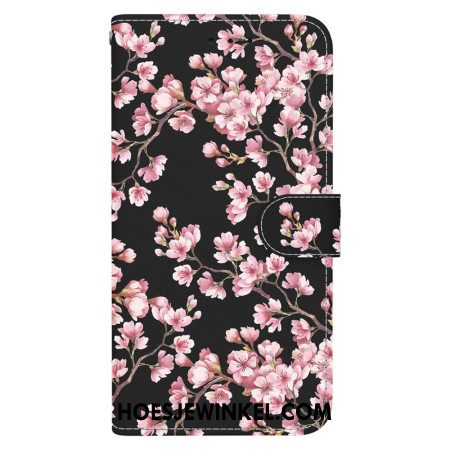 Flip Case Leren Xiaomi 14t Pruimenbloesems