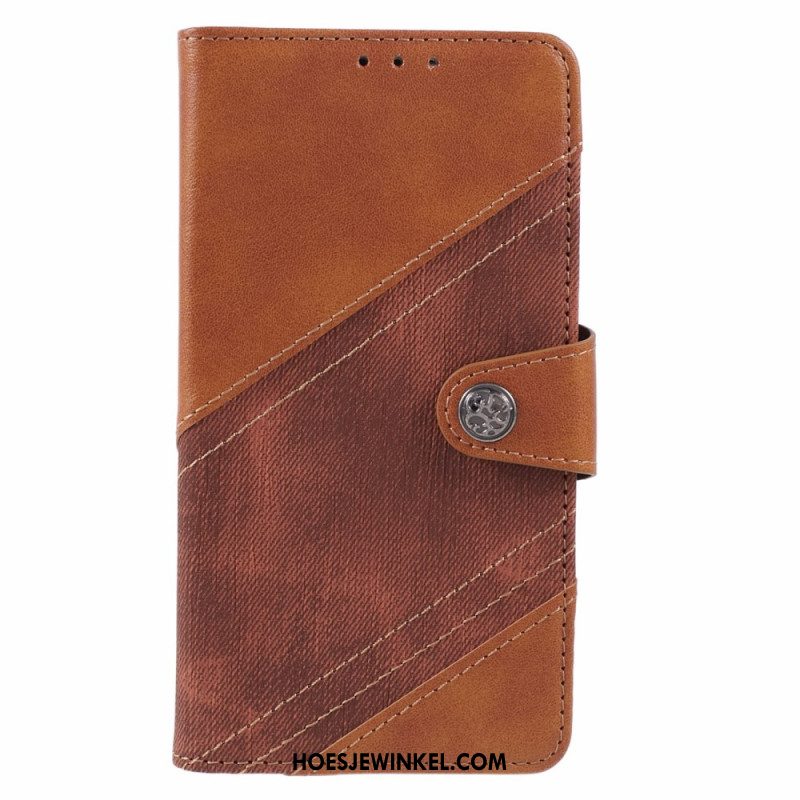 Flip Case Leren Xiaomi Redmi Note 13 5g Bi-textuur