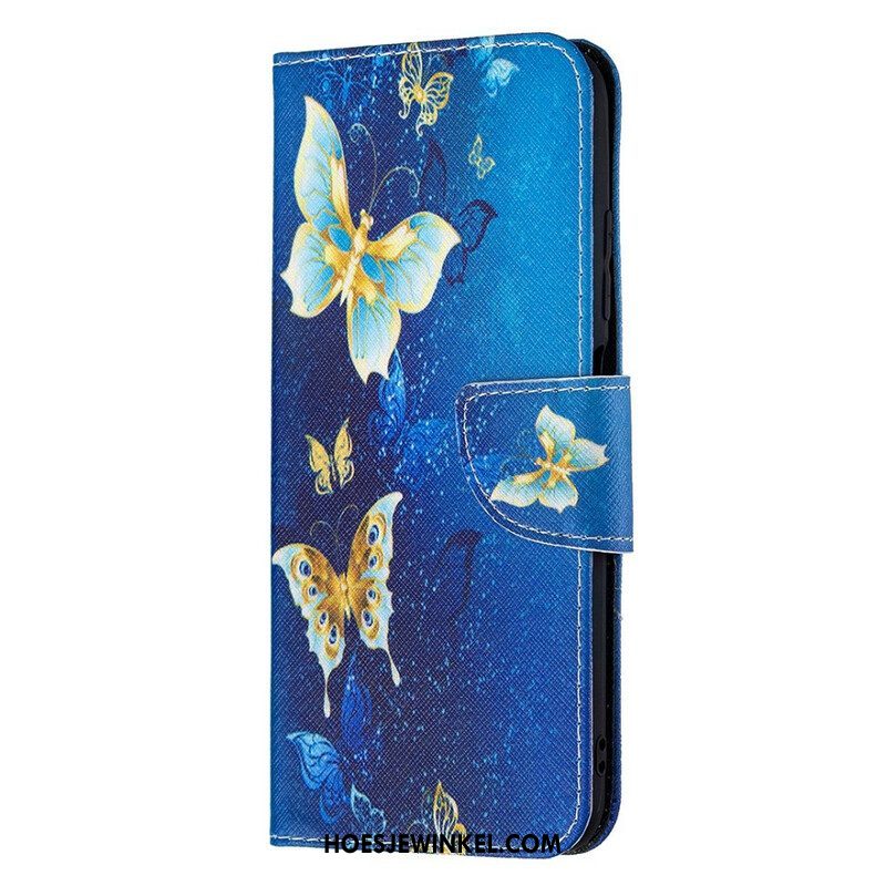 Flip Case voor Xiaomi Redmi Note 10 5G Ongelooflijke Vlinders