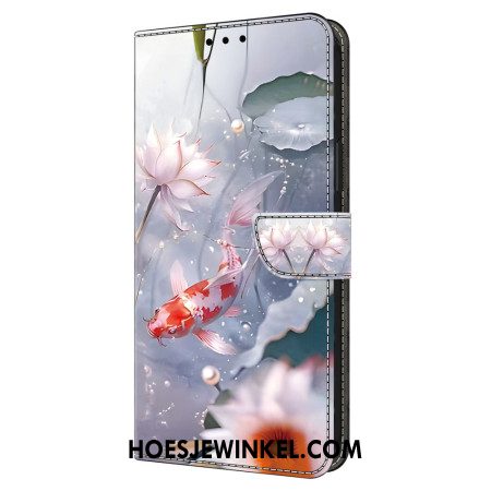 Folio-hoesje Samsung Galaxy A16 5g Telefoonhoesje Bloemen En Vissen