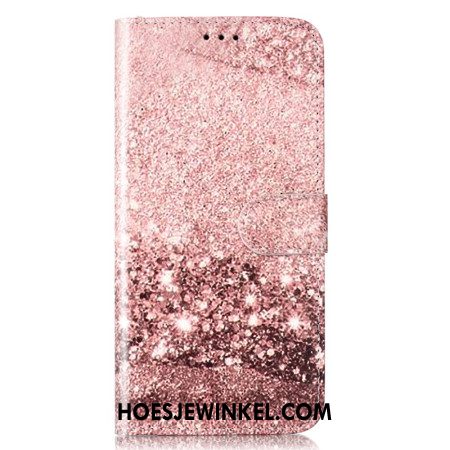 Folio-hoesje Samsung Galaxy S24 5g Telefoonhoesje Goud-rose Marmer