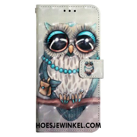 Folio-hoesje Samsung Galaxy S24 Plus 5g Telefoonhoesje Mevrouw Uil