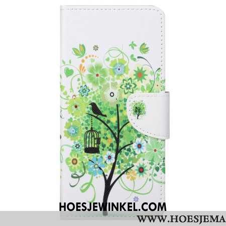 Folio-hoesje Samsung Galaxy S24 Ultra 5g Telefoonhoesje Groene Boom