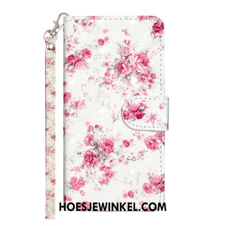 Folio-hoesje Samsung Galaxy S24 Ultra 5g Telefoonhoesje Lierty Bloemen Met Riem