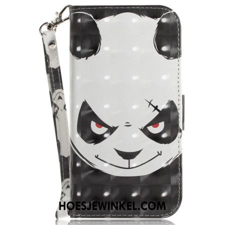 Folio-hoesje Sony Xperia 1 Vi Boze Panda Met Riem