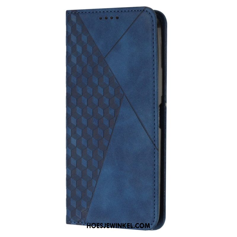 Folio-hoesje Voor iPhone 16 Plus Ruitpatroon