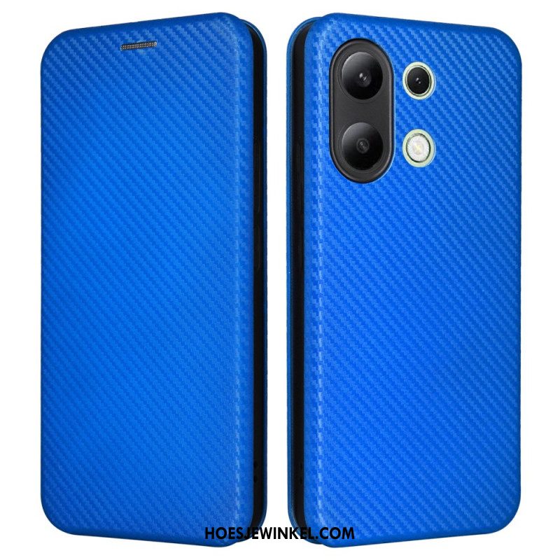 Folio-hoesje Xiaomi Redmi Note 13 4g Koolstofvezel