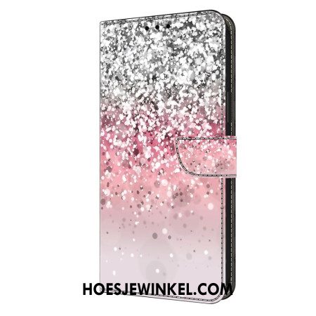 Folio-hoesje Xiaomi Redmi Note 13 5g Telefoonhoesje Verloopglitter