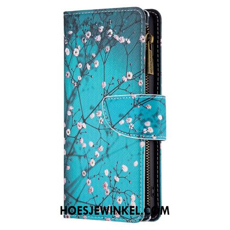 Folio-hoesje Xiaomi Redmi Note 13 Pro 4g Telefoonhoesje Bloementakken Portemonnee Met Draagriem