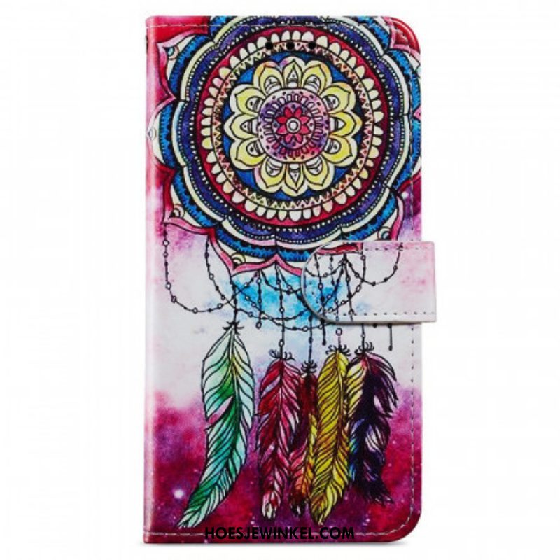 Folio-hoesje voor Samsung Galaxy A13 Strakke Mandala