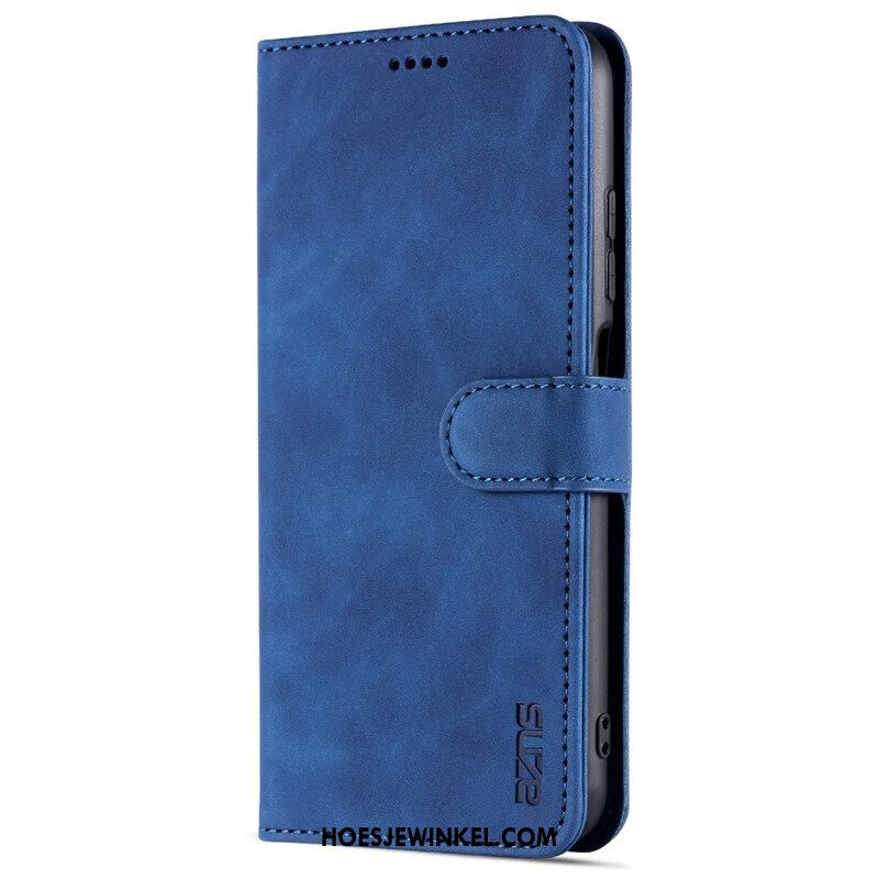 Folio-hoesje voor Xiaomi Redmi Note 10 5G Azns Ledereffect