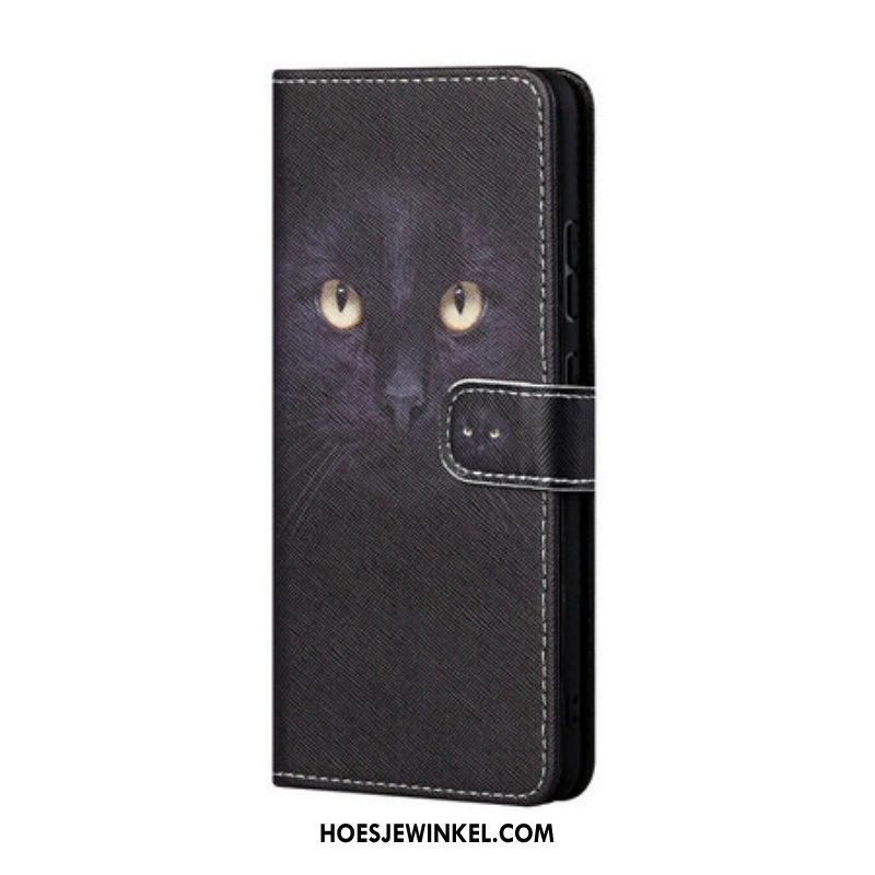 Folio-hoesje voor Xiaomi Redmi Note 10 5G Met Ketting Strappy Kattenogen