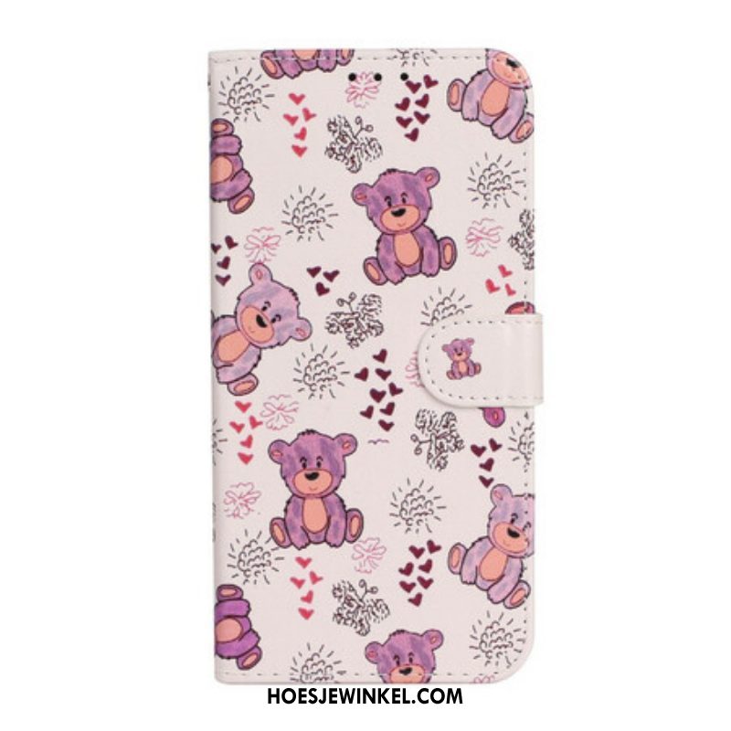 Folio-hoesje voor iPhone 13 Mini Alleen Beren