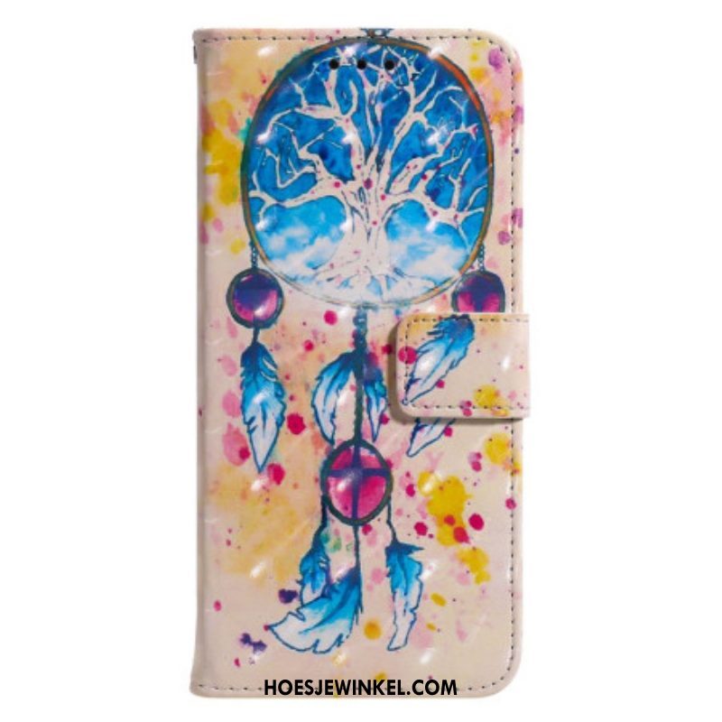 Folio-hoesje voor iPhone 14 Pro Max Aquarel Dromenvanger