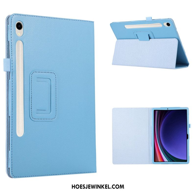 Hoesje Case Samsung Galaxy Tab S9 Telefoonhoesje Ledereffect