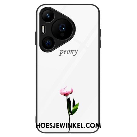 Hoesje Huawei Pura 70 Pioenroos Gehard Glas