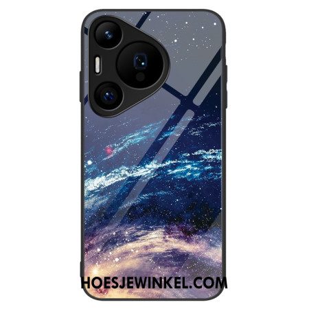 Hoesje Huawei Pura 70 Pro Melkweg Gehard Glas