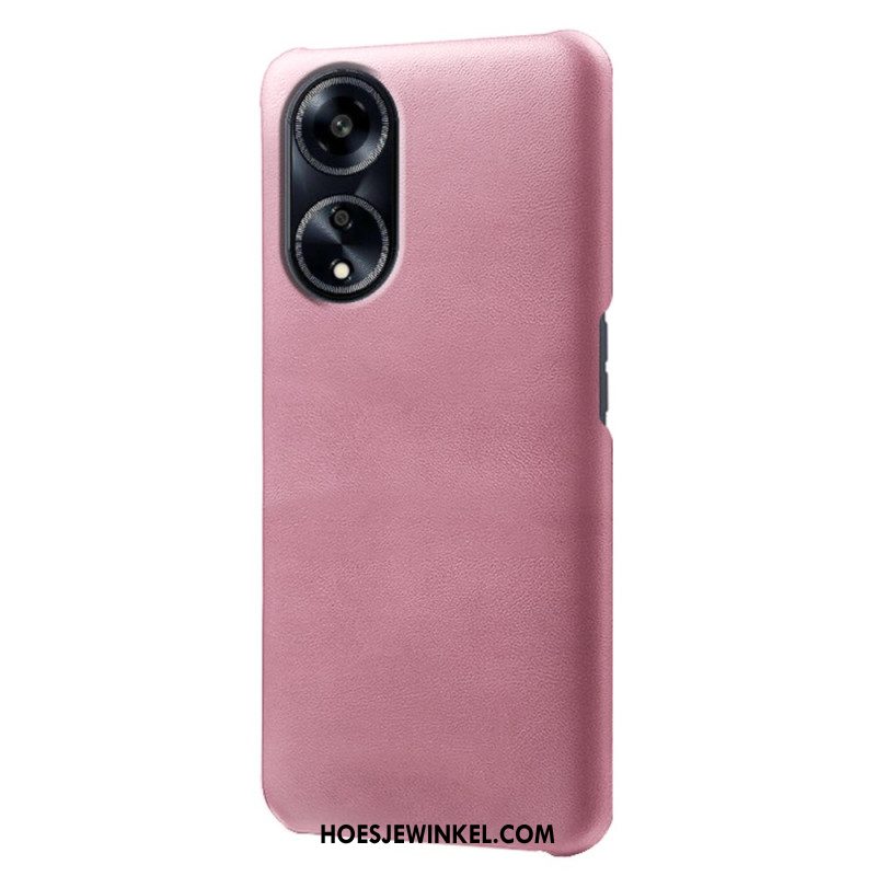 Hoesje Oppo A98 5g Ledereffect