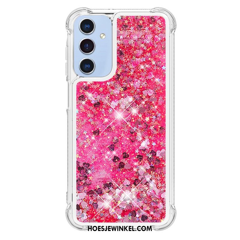 Hoesje Samsung Galaxy A15 5g Glitterontwerp