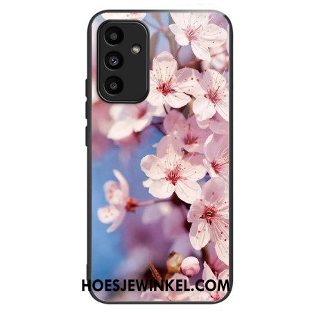 Hoesje Samsung Galaxy A15 5g Perzikbloesems Van Gehard Glas