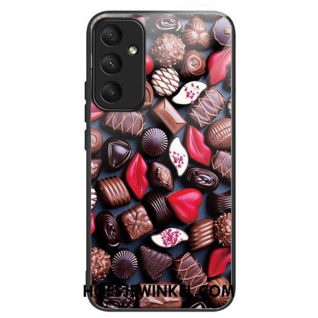 Hoesje Samsung Galaxy A55 5g Chocolade Van Gehard Glas