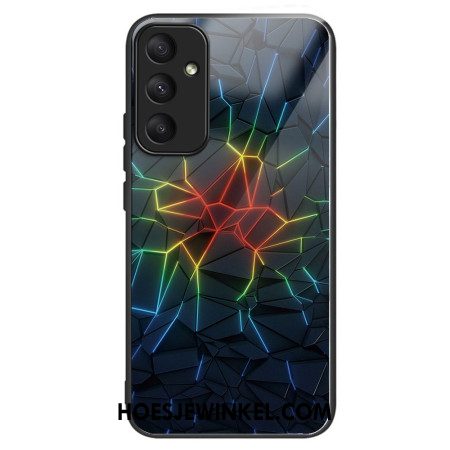 Hoesje Samsung Galaxy A55 5g Geometrisch Patroon Van Gehard Glas