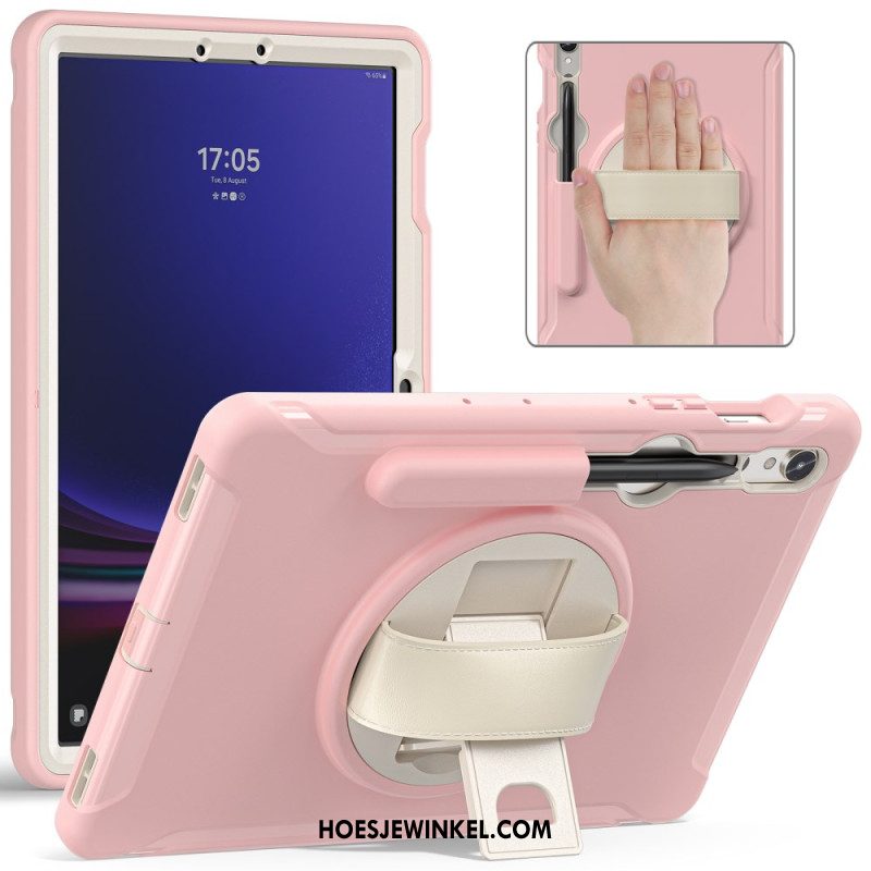 Hoesje Samsung Galaxy Tab S9 Fe Draagriem En Stylushouder