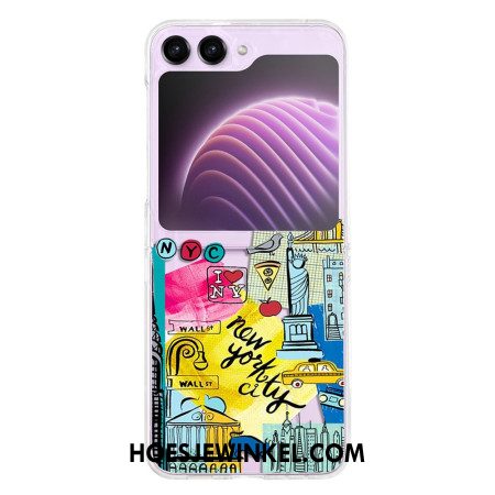 Hoesje Samsung Galaxy Z Flip 5 Transparant New York