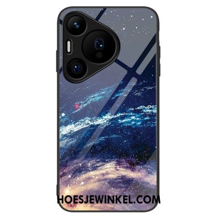 Hoesje Voor Huawei Pura 70 Melkweg Van Gehard Glas