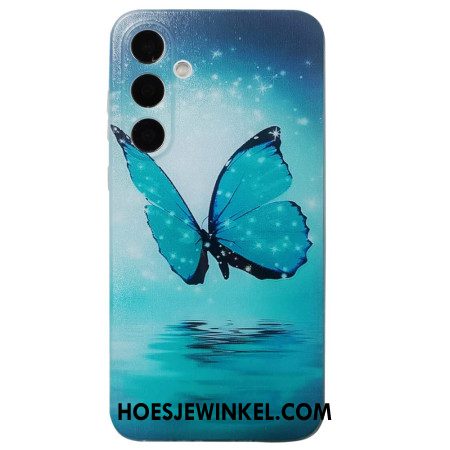 Hoesje Voor Samsung Galaxy A16 5g Blauwe Vlinder