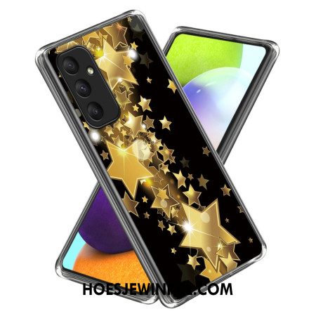 Hoesje Voor Samsung Galaxy A55 5g Gouden Sterren