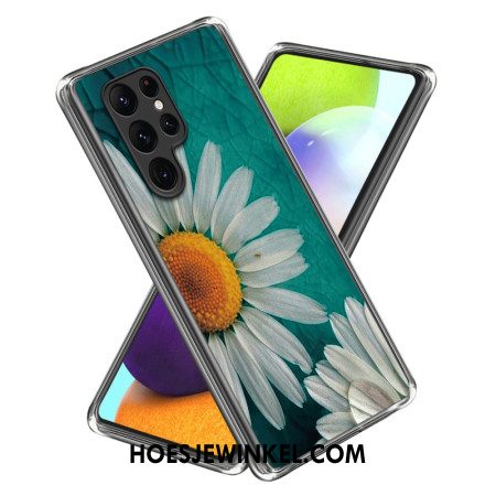 Hoesje Voor Samsung Galaxy S24 Ultra 5g Madeliefjes