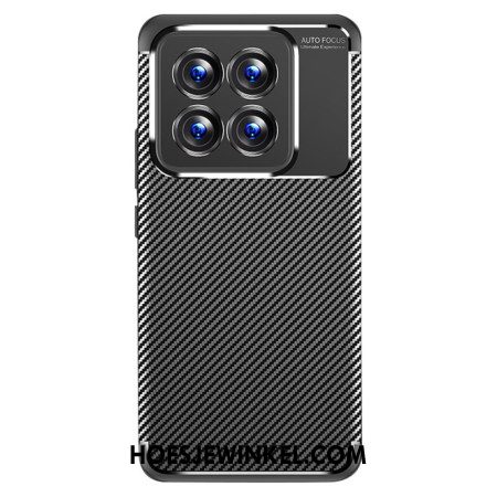 Hoesje Voor Xiaomi 14 Pro Flexibele Koolstofvezel