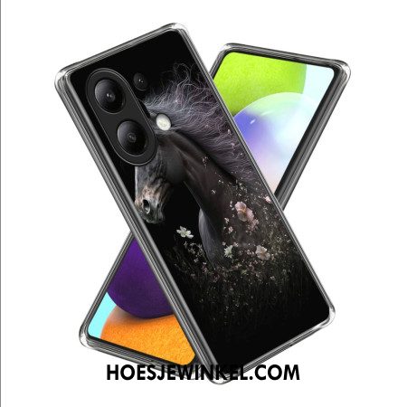 Hoesje Voor Xiaomi Redmi Note 13 4g Paard En Bloem