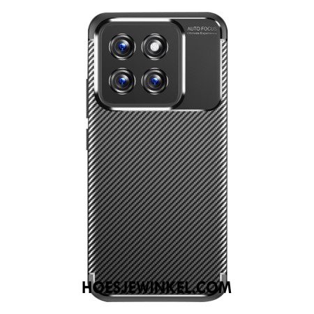 Hoesje Xiaomi 14 Koolstofvezeltextuur Bescherming Hoesje