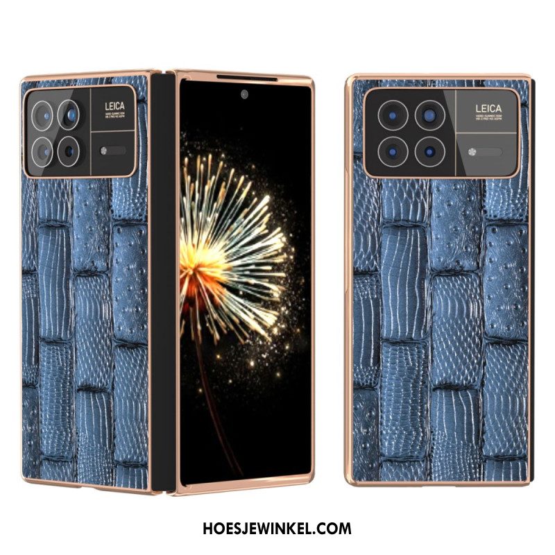 Hoesje Xiaomi Mix Fold 3 Mahjong-textuur Bescherming Hoesje