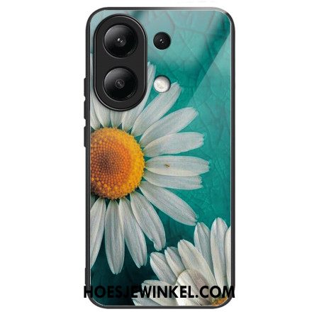 Hoesje Xiaomi Redmi Note 13 4g Madeliefjes Van Gehard Glas Bescherming Hoesje