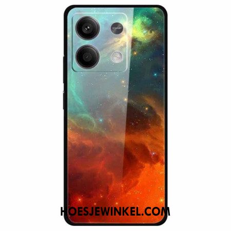 Hoesje Xiaomi Redmi Note 13 5g Gekleurd Hemels Gehard Glas Bescherming Hoesje