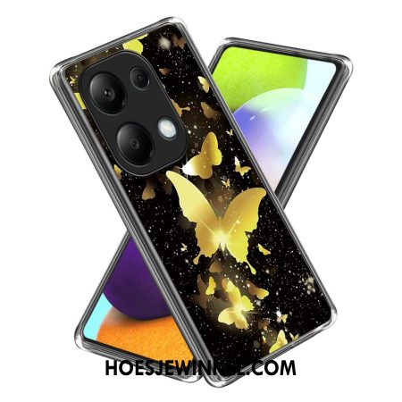 Hoesje Xiaomi Redmi Note 13 Pro 4g Gouden Vlinders