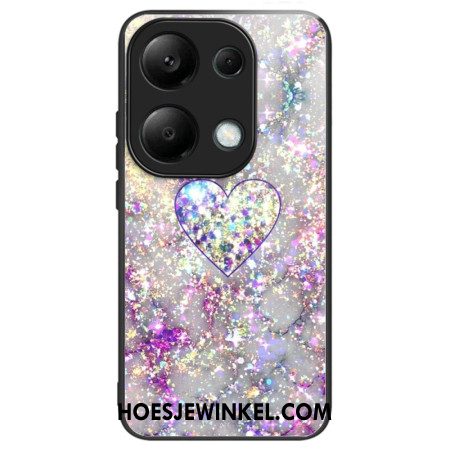 Hoesje Xiaomi Redmi Note 13 Pro 4g Hartglitter Van Gehard Glas