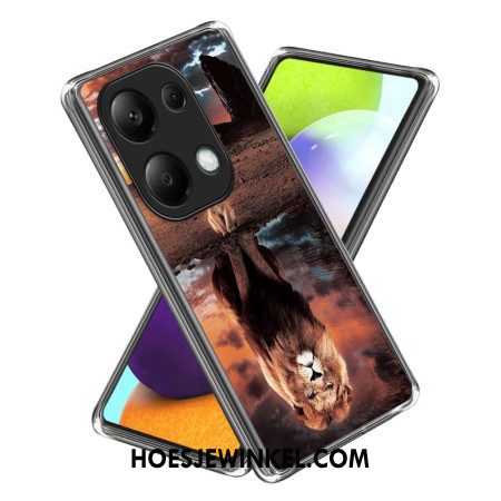 Hoesje Xiaomi Redmi Note 13 Pro 4g Leeuwendroom Bescherming Hoesje