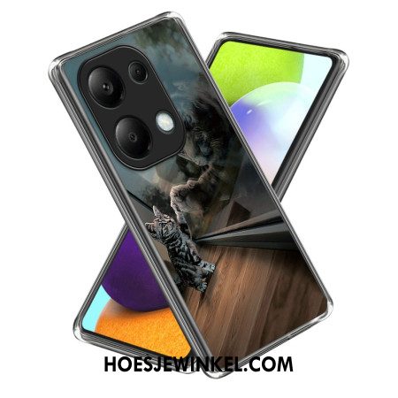 Hoesje Xiaomi Redmi Note 13 Pro 4g Spiegel Cat Bescherming Hoesje