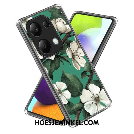 Hoesje Xiaomi Redmi Note 13 Pro 4g Witte Bloemen