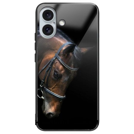 Hoesje iPhone 16 Plus Paardenhoofd Gehard Glas