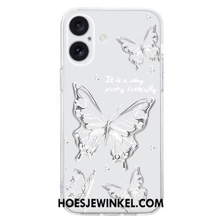 Hoesje iPhone 16 Plus Vlinders