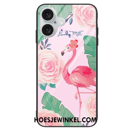 Hoesje iPhone 16 Plus Vogel Van Gehard Glas Bescherming Hoesje